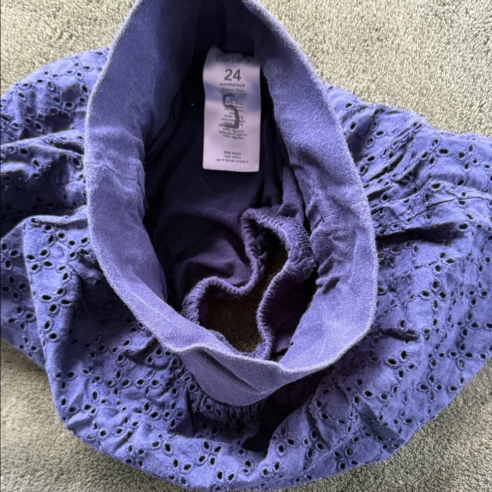 Carter's girls lined skirts 24 months